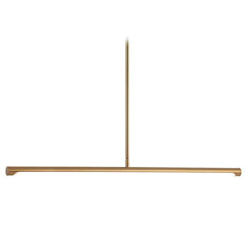 Novelle Aged Gold Brass LED Island Light by Matteo Lighting