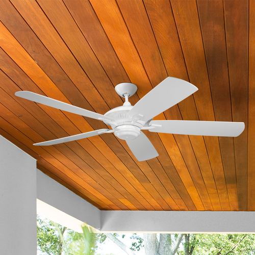 Visual Comfort Fan Collection Cyclone 60-Inch Outdoor Fan in White by Visual Comfort & Co Fan Collection 5CY60WH