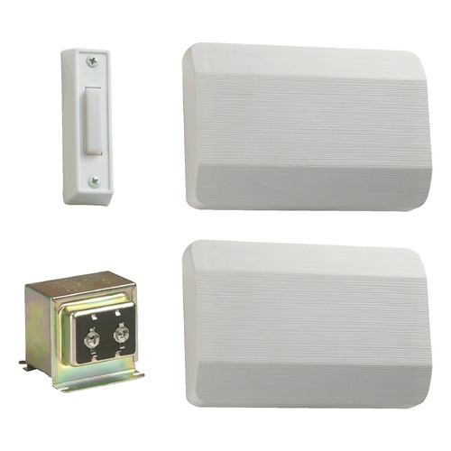 White Doorbell Chime by Quorum Lighting