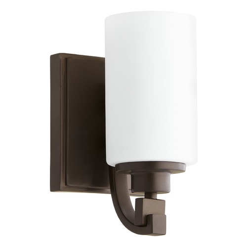Lancaster Oiled Bronze Sconce by Quorum Lighting