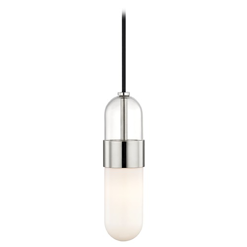 Mitzi by Hudson Valley Emilia LED Pendant in Polished Nickel by Mitzi by Hudson Valley H126701-PN