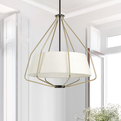 Progress Lighting Hangar Antique Bronze Pendant by Progress Lighting P500117-020