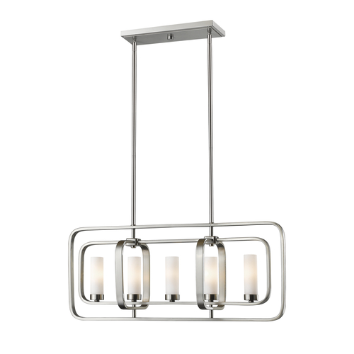 Z-Lite Aideen Brushed Nickel Linear Light by Z-Lite 6000-5L-BN