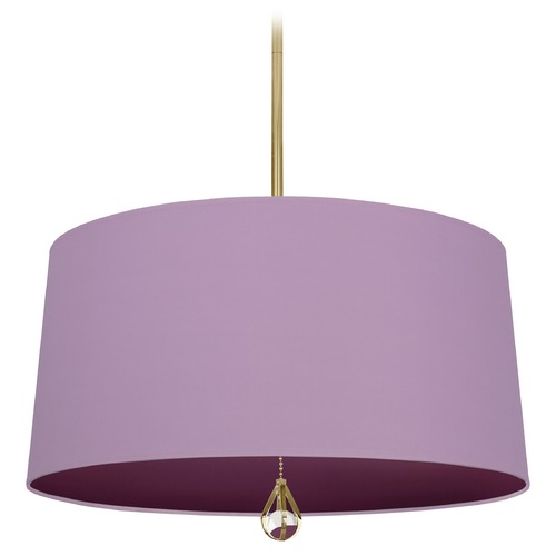 Williamsburg Custis Modern Brass Pendant by Robert Abbey