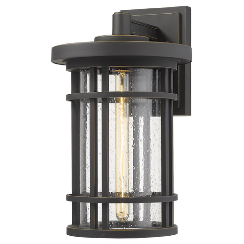 Jordan Oil Rubbed Bronze Outdoor Wall Light by Z-Lite