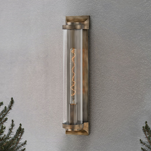 Pearson Burnished Bronze LED Outdoor Wall Light by Hinkley Lighting