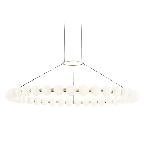 Visual Comfort Modern Collection Sean Lavin Orbet 42-Inch LED Chandelier in Brass by Visual Comfort Modern 700OBT42NB-LED927