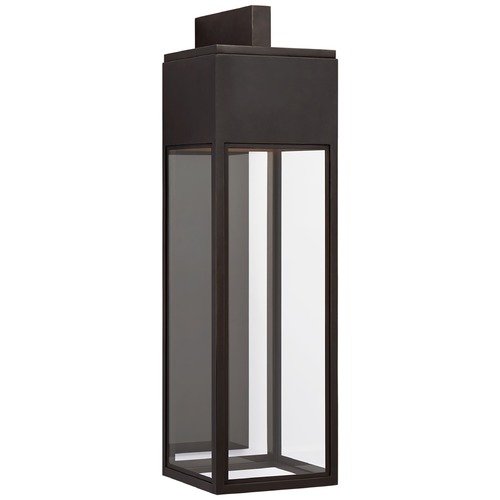 Chapman & Myers Irvine Grande Wall Lantern in Bronze by Visual Comfort Signature