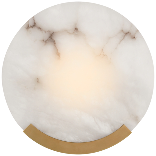 Visual Comfort Signature Collection Melange 13-Inch LED Wall Sconce in Brass by Visual Comfort Signature KW2020AB-ALB