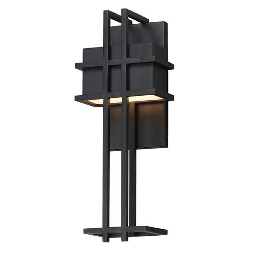 Maxim Lighting Maxim Lighting Prairie Black LED Outdoor Wall Light 30774BK