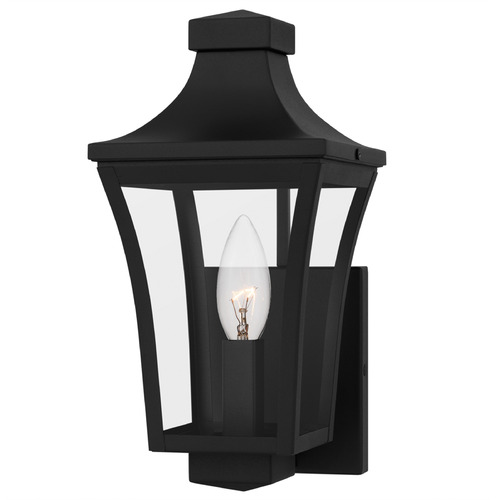 Quoizel Lighting Quentin Earth Black Outdoor Wall Light