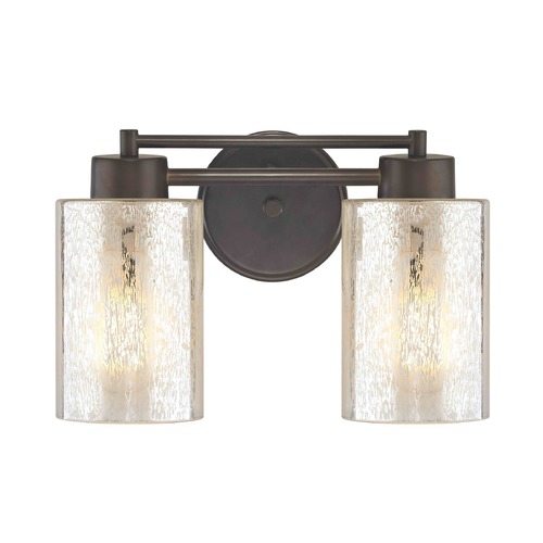 Mercury Glass Bathroom Light Bronze
