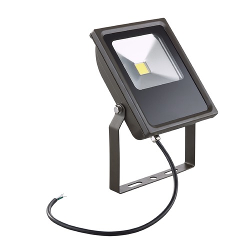 LED Flood Light Bronze 30-Watt 120v-277v 2780 Lumens 5000K 110 Degree Beam Spread