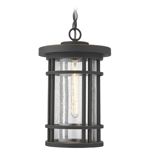 Jordan Oil Rubbed Bronze Outdoor Hanging Light by Z-Lite