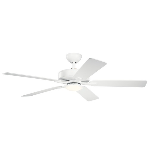 Basics Pro Designer 52-Inch White LED Fan 3000K by Kichler Lighting