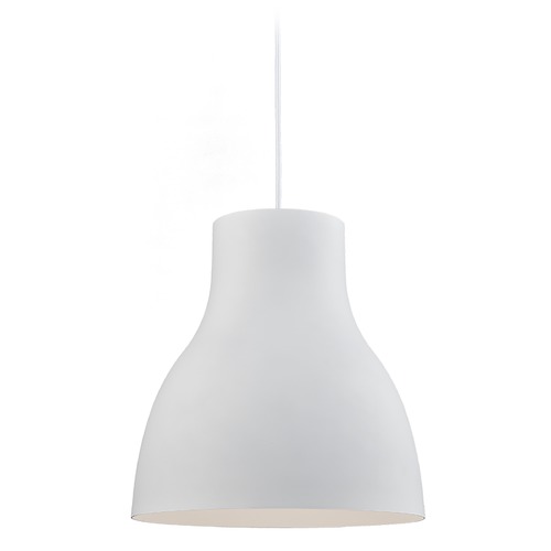 Cradle White Pendant by Kuzco Lighting