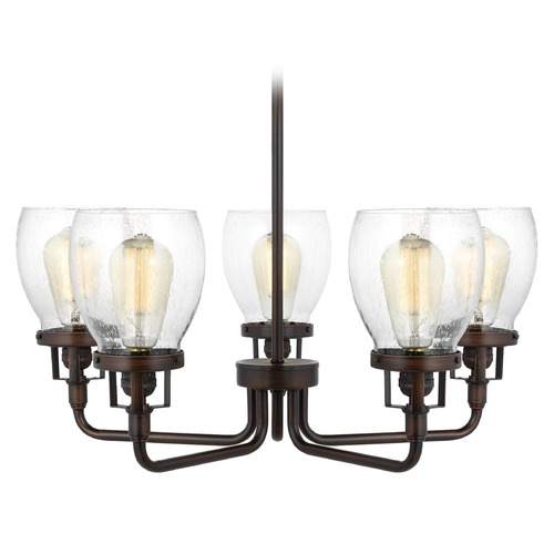 Generation Lighting Belton 24-Inch Bronze Chandelier by Generation Lighting 3214505-710