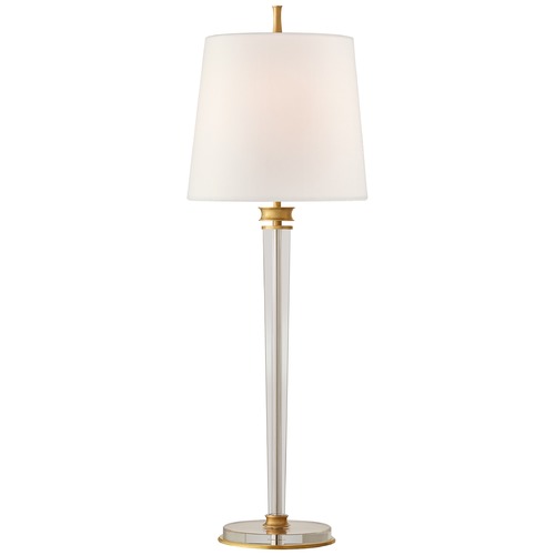 Visual Comfort Signature Collection Thomas OBrien Lyra Buffet Lamp in Antique Brass by Visual Comfort Signature TOB3943HABL