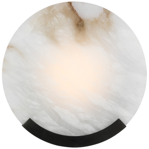 Visual Comfort Signature Collection Melange 13-Inch LED Wall Sconce in Bronze by Visual Comfort Signature KW2020BZ-ALB