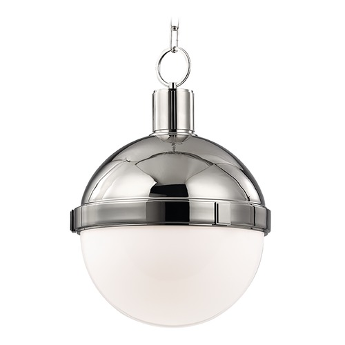 Hudson Valley Lighting Lambert Pendant in Polished Nickel by Hudson Valley Lighting 612-PN