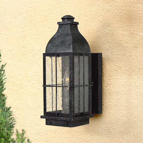 Hinkley Bingham 12.50-Inch Greystone Outdoor Wall Light by Hinkley Lighting 2040GS