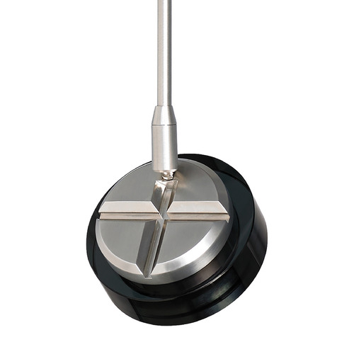 Sean Lavin Brim 8-Inch 2700K 30-Degree LED Monopoint Track Head in Nickel by VC Modern