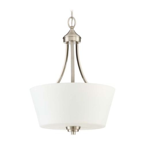 Grace 16-Inch Brushed Polished Nickel Pendant by Craftmade Lighting