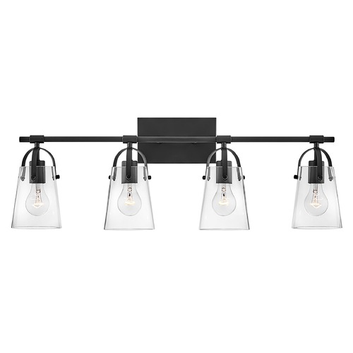 Foster 4-Light Vanity Light in Black by Hinkley Lighting