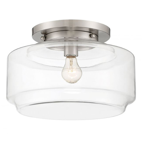 Peri Brushed Polished Nickel Flush Mount by Craftmade Lighting