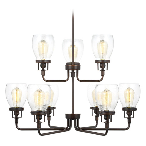 Belton 32-Inch Bronze Chandelier by Generation Lighting