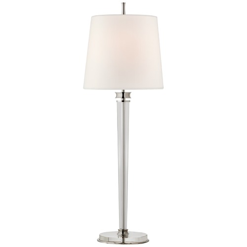 Visual Comfort Signature Collection Thomas OBrien Lyra Buffet Lamp in Polished Nickel by Visual Comfort Signature TOB3943PNL