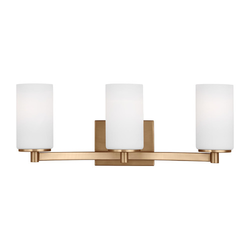 Generation Lighting Hettinger 20.50-Inch Satin Brass Bathroom Light by Generation Lighting 4439103-848