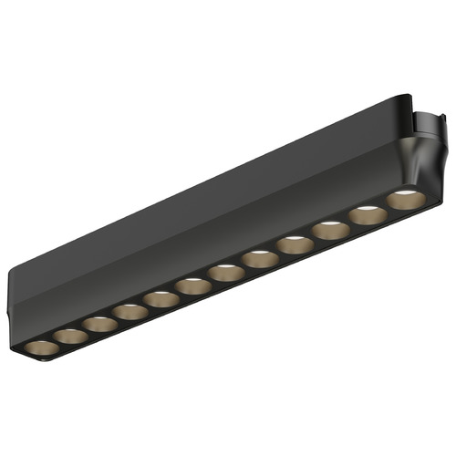 Continuum 9-Inch LED Optic Track Light in Black by ET2 Lighting