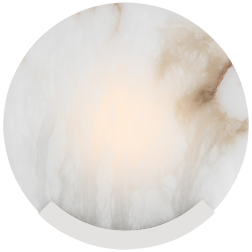 Visual Comfort Signature Collection Melange 13-Inch LED Wall Sconce in Nickel by Visual Comfort Signature KW2020PN-ALB