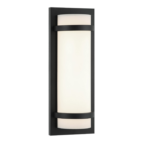 Matteo Lighting Matteo Lighting Brampton Matte Black LED Vertical Bathroom Light S15818MB
