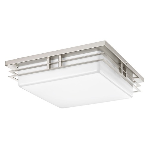 Helm Brushed Nickel LED Flush Mount by Progress Lighting