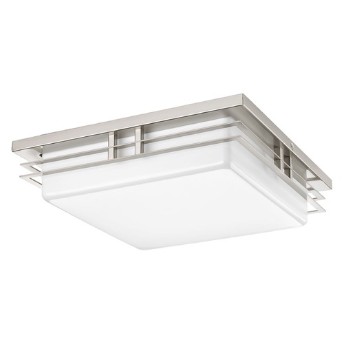 Progress Lighting Helm Brushed Nickel LED Flush Mount by Progress Lighting P3448-0930K9