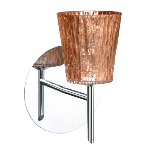 Besa Lighting Nico Chrome LED Sconce