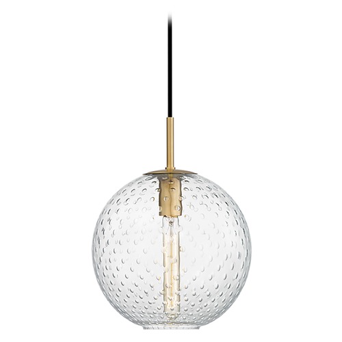 Rousseau Pendant in Aged Brass by Hudson Valley Lighting