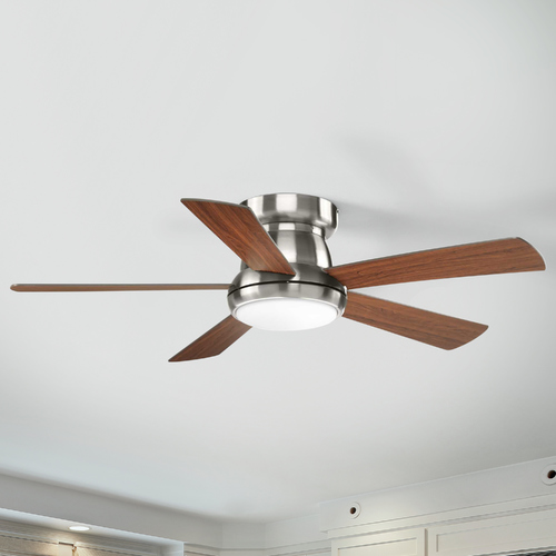 Vox Brushed Nickel LED Ceiling Fan by Progress Lighting