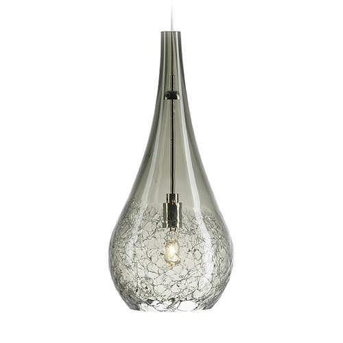 Visual Comfort Modern Collection Seguro Freejack Pendant in Nickel & Smoke by Visual Comfort Modern 700FJSEGKS