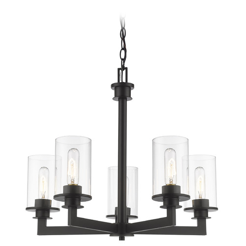 Z-Lite Savannah Bronze Chandelier by Z-Lite 462-5BRZ