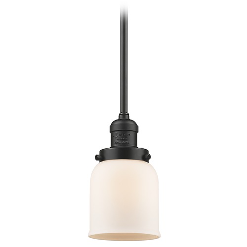 Innovations Lighting Innovations Lighting Small Bell Oil Rubbed Bronze Mini-Pendant Light with Bell Shade 201S-OB-G51