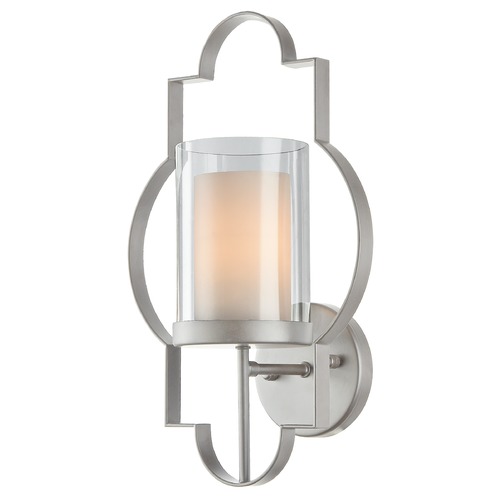 Matteo Lighting Scepter Rusty Silver Sconce by Matteo Lighting W56801SV