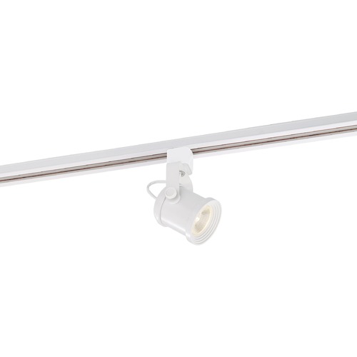 Nuvo Lighting 12W LED Forged Series White Track Head 24-Degree Beam 3000K by Nuvo Lighting TH490