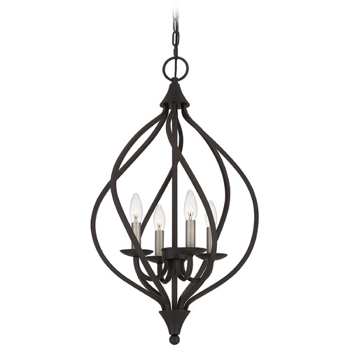 Dupont 28-Inch High Pendant in Old Bronze by Quoizel Lighting