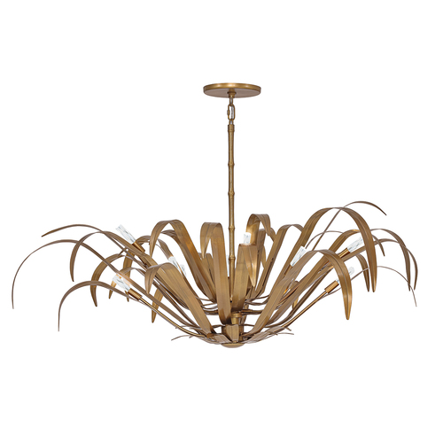 Kagra 56-Inch Chandelier in Brass by Eurofase