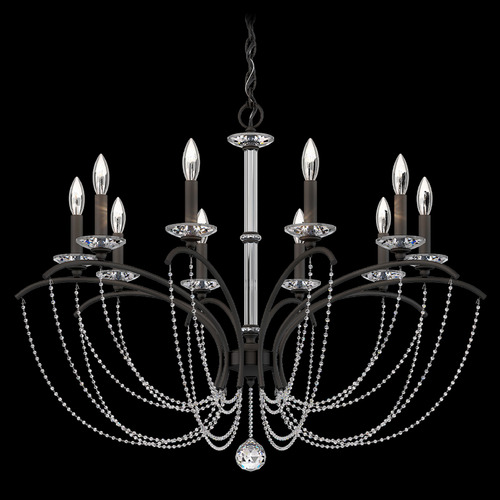 Schonbek Worldwide Lighting Priscilla Black Chandelier