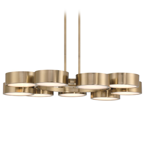 Savoy House Lighting Breegan Jane Talamanca Noble Brass LED Chandelier