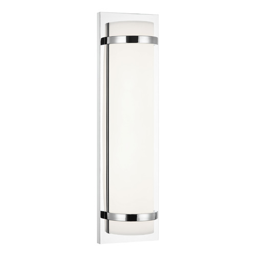 Matteo Lighting Brampton Chrome LED Vertical Bathroom Light